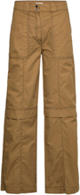 2Nd Edition Shinade Tt - Cotton Canvas Trousers Cargo Pants Brun 2NDDAY*Betinget Tilbud