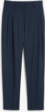 High waist tapered leg trousers - Blue