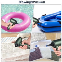 Handheld Vacuum Cordless 6500Pa Strong Suction 3 in 1 Dust Buster Air Blower and Hand Pump Vacuum Cleaner 120W High Power Wet and Dry Portable Cleaner Rechargeable Hand Held Vacuum Cleaner for Home Office Car