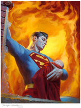 DC Comics Art Print Saving Grace: A Hero's Rescue 46 x 56 cm - unframed
