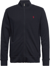 Uspa Sweat Collar/Zip Eran Men Tops Sweatshirts & Hoodies Sweatshirts Black U.S. Polo Assn.