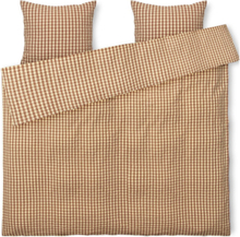 Bæk&Bølge Sengetøy 200X220 Cm Cinnamon/Yellow Dk Home Textiles Bedtextiles Bed Sets Oransje Juna*Betinget Tilbud