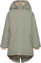 Vikana Fleece Lined Winter Jacket. Grs Outerwear Jackets & Coats Winter Jackets Green Mini A Ture