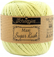 Scheepjes Maxi Sugar Rush Garn Unicolor 392 Limesaft