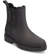Essential Tommy Rainbootie Shoes Boots Ankle Boots Ankle Boot - Flat Svart Tommy Hilfiger*Betinget Tilbud