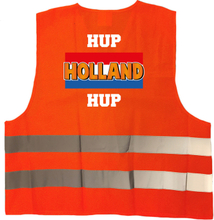 Hup Holland Hup hesje oranje reflecterende supporter kleding voor EK/ WK volwassenen