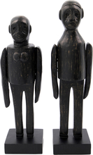 House Doctor - Skulpturer Spouses Trefigurer 32 cm Mørkebrun
