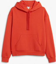 Soft drawstring hoodie - Red