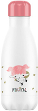 miniland Isolationsflaske - 270 ml, hvid/rosa, babyflaske fe - 270 ml