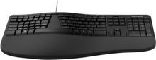 Microsoft Ergonomic Keyboard Kabling Tastatur Sort