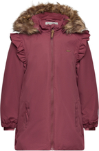 Snow Jacket Outerwear Jackets & Coats Winter Jackets Red Minymo