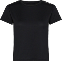Hmlmt Aura Mesh T-Shirt T-shirts & Tops Short-sleeved Svart Hummel*Betinget Tilbud