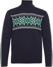 Tindefjell Masc Sweater Tops Knitwear Turtlenecks Navy Dale Of Norway