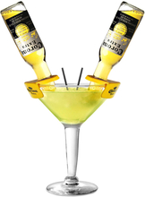Stort Martiniglas med Corona Flaskhållare