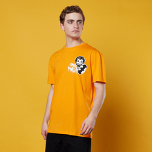 Batman Graffiti Print Oversized T-Shirt - Orange - L