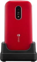 Doro 6821, Perusmalli, Yksittäinen SIM, 7,11 cm (2.8"), 2 MP, Bluetooth, Punainen