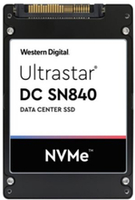 WD Ultrastar DC SN840 WUS4C646464DSP3X1 - SSD-levy - 6400 Gt - sisäinen - 2,5" - U.2 PCIe 3.1 x4 (NVMe)