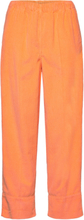 Padow Bottoms Trousers Straight Leg Orange American Vintage