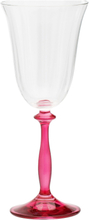 Fuchsia Wine Glass Home Tableware Glass Wine Glass White Wine Glasses Pink Anna + Nina