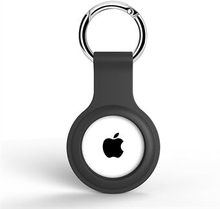 Stødsikkert Cover til Apple AirTag - Silikone - Fuld Beskyttelse - Sort