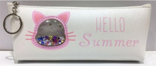 Pencil case Fresh Pencil case sachet Cat Hello summer FRESH