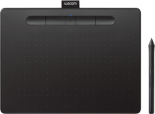 Wacom Intuos M with Bluetooth - Digitizer - oikea- ja vasenkätinen - 21,6 x 13,5 cm - sähkömagneettinen - 5 painiketta - langaton, langallinen - USB,