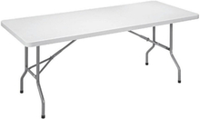 Sammenklappeligt bord EDM 180 x 74 x 74 cm Plastik