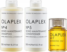 Olaplex Bond Maintenance & Oil Shampoo 250 ml, Conditioner 250 ml & Oil 30 ml