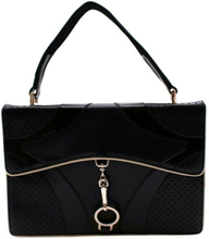 Pre-eide Prada Black Leather Top Handle Bag