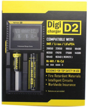 TD® snabb och kraftfull batteriladdare /DIGI CHARGER D2 / Intelligent digital LCD-laddare / LCD-display LED-lampor