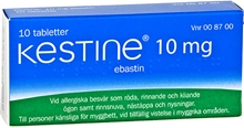 Kestine 10mg 10tabletter (Läkemedel) 10 tabletter