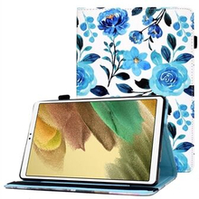 Til Samsung Galaxy Tab A7 Lite 8,7-tommer T220 / T225 Mønstertryk Stitch Line Tablet Stand Case Elas