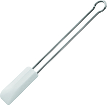 Rösle - Slikkepott smal L26 cm stål/hvit