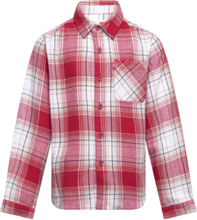 Levi's® Plaid Flannel Pocket Shirt Shirts Long-sleeved Shirts Rød Levi's*Betinget Tilbud