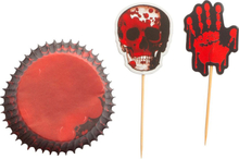 Cupcake Kit Blodigt Halloweenkalas