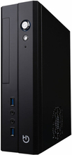 Mikro ATX/ITX-mid-tower case Hiditec Slim 300 W Sort