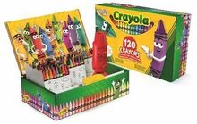 Farvevoks Crayola Pets Blyantspidser 120 Dele 22,5 x 13,5 x 6,5 cm