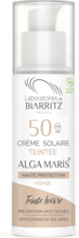Laboratoires De Biarritz, Alga Maris Tinted Face Sunscreen Spf50 Ivory, 50 Ml Solkrem Ansikt Nude Laboratoires De Biarritz*Betinget Tilbud