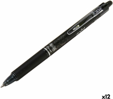 Penna för flytande bläck Pilot Frixion Clicker Svart 0,4 mm (12 antal)