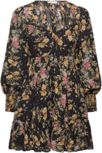 Golden Georgette Mini Dress Kort Kjole Black By Ti Mo