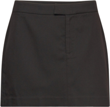 Short Tailored Skirt Kort Skjørt Svart Gina Tricot*Betinget Tilbud