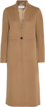 Lightweight Wool Coat Outerwear Coats Winter Coats Beige Calvin Klein