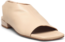 A1724 Shoes Mules & Slip-ins Flat Mules Beige Billi Bi*Betinget Tilbud
