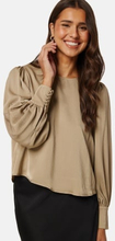 ONLY Jovana Ruby O-Neck Top Weathered Teak S