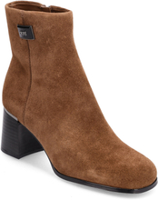 Ranya - Ankle Bootie Shoes Boots Ankle Boots Ankle Boot - Heel Brun DKNY*Betinget Tilbud