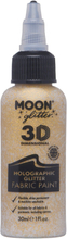 Moon Creations Holographic Glitter Fabric Paint - Guld
