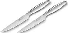 Steak Knife Fuso Nitro+ 13Cm 2-Pack Home Tableware Cutlery Steak Cutlery Silver Lion Sabatier