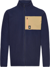 Fleece Jacket Sweat-shirts & Hoodies Fleeces & Midlayers Marineblå Bula*Betinget Tilbud