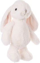 Bukowski pluche konijn knuffeldier - wit - staand - 25 cm - luxe knuffels