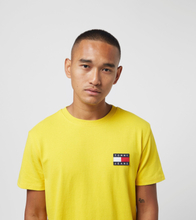 Tommy Jeans Tommy Flag T-Shirt, gul
